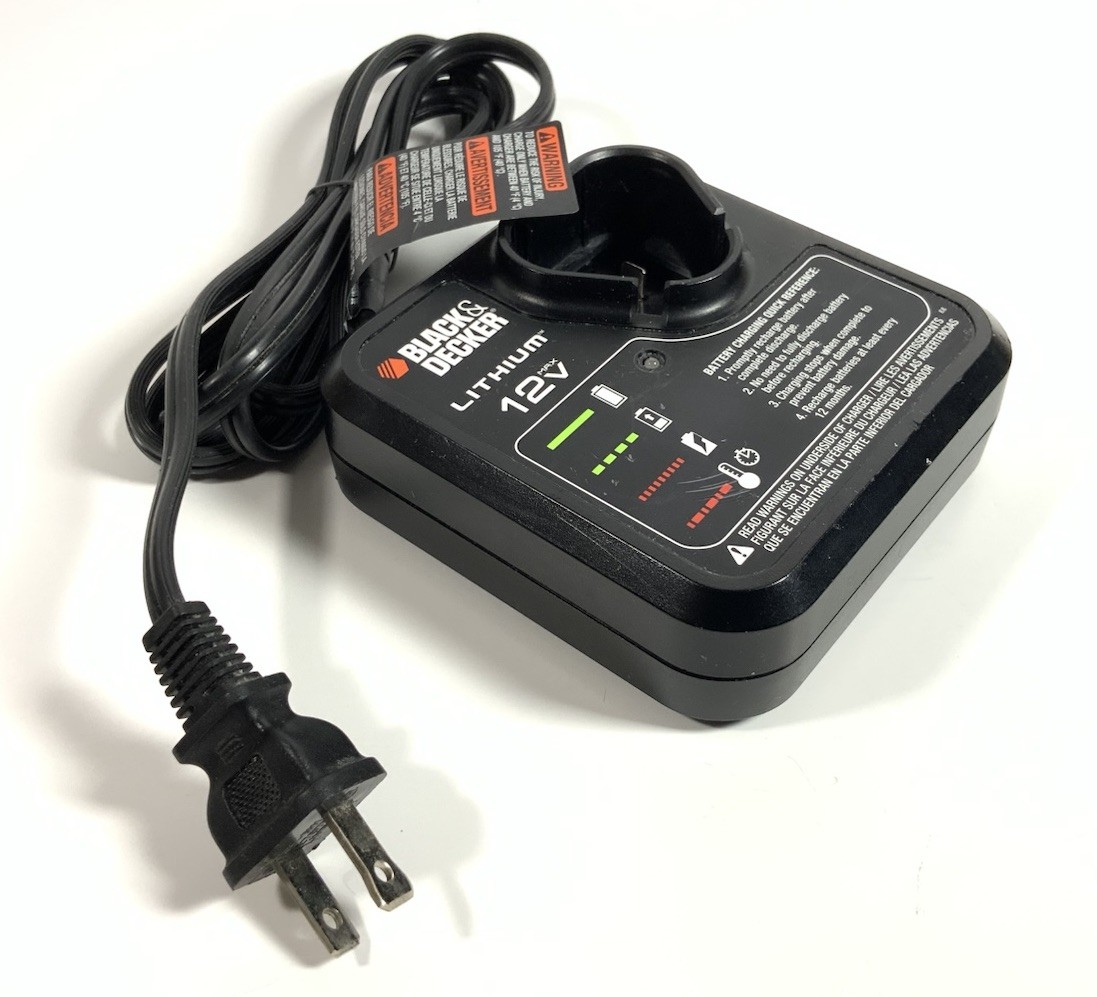 Black & Decker LCS12 Type 1 Lithium-Ion 12V Max Battery Charger OEM Genuine