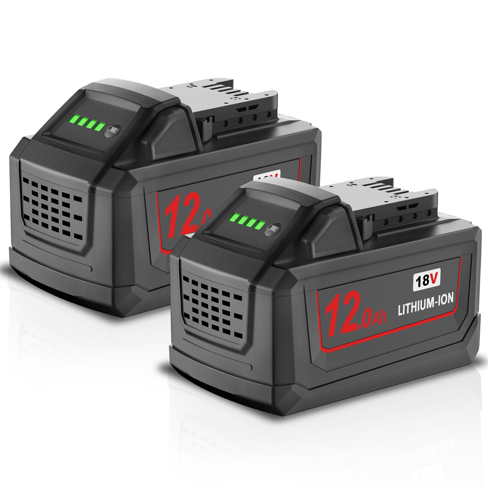 For Milwaukee for M18 12.0Ah Lithium Extended Battery 18V 48-11-1860 Charger