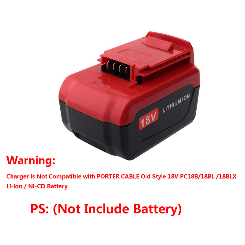1x PORTER CABLE&BLACK&DECKER 10.8V-18V/20V(Max) Li-ion Battery 2.0A Fast Charger