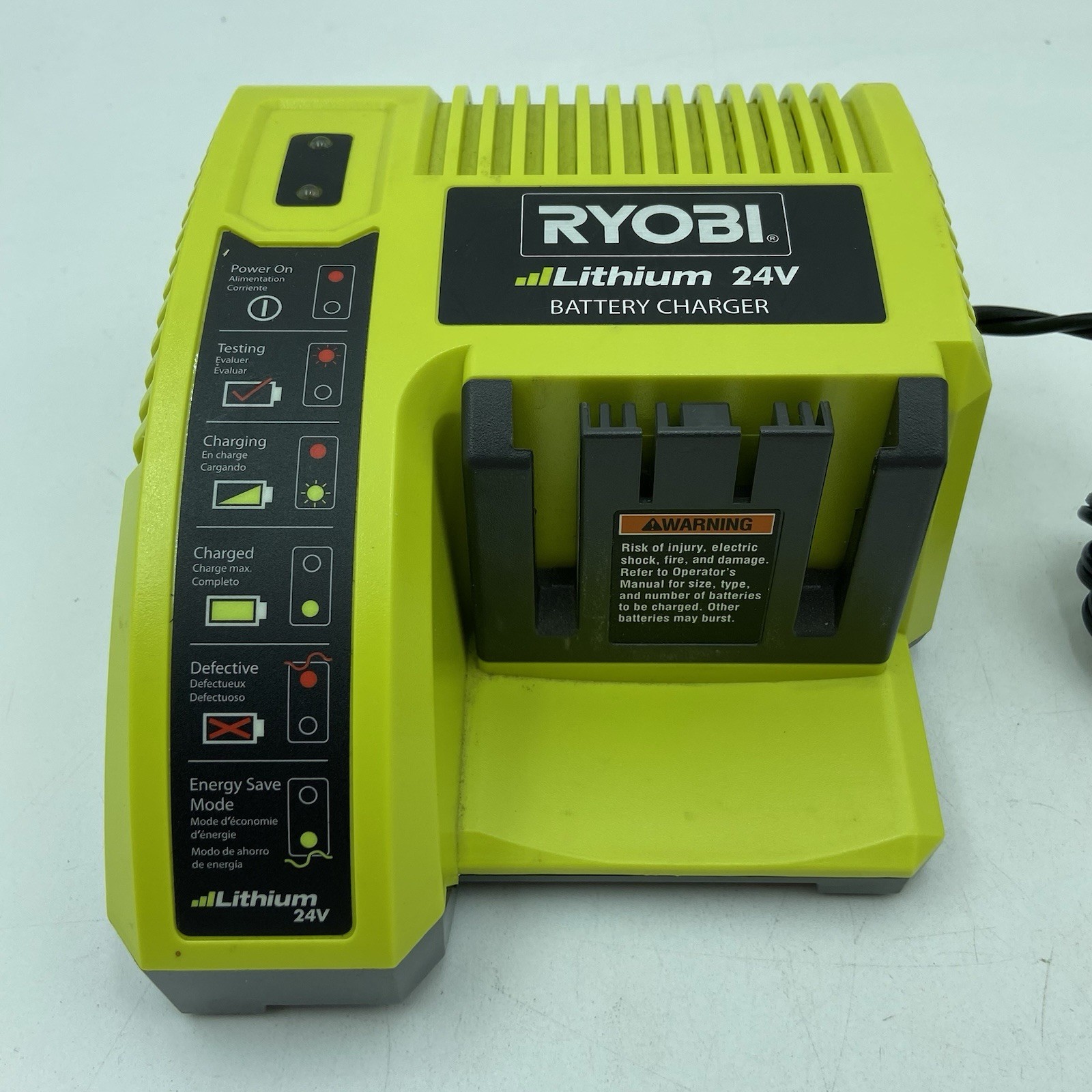 Ryobi Power Tools OP140 Lithium 24 Volt 24V Battery Charger Tested Working
