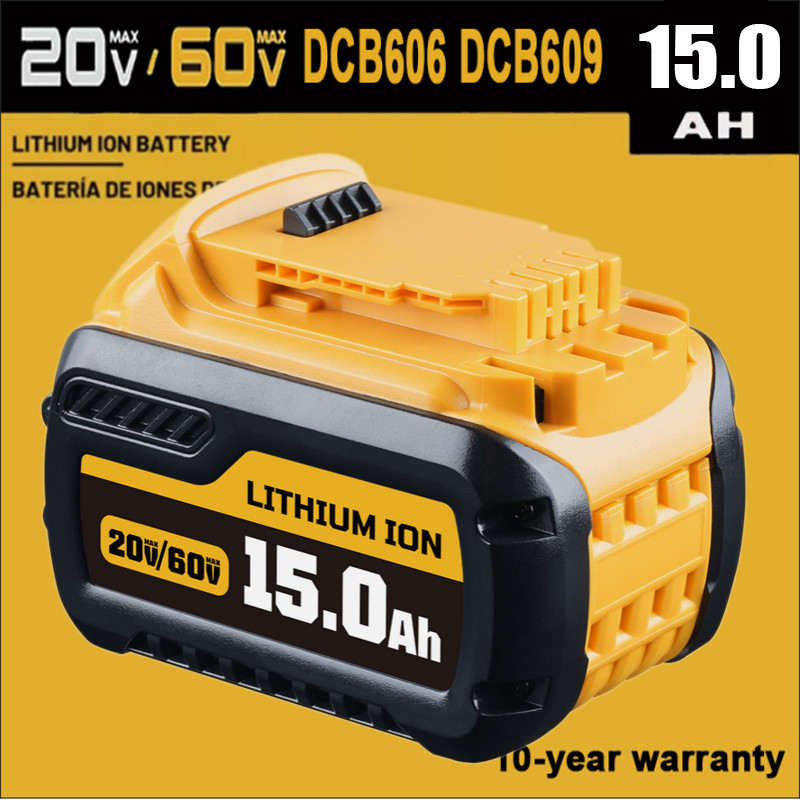 15Ah FOR DEWALT DCB609 20V / 60V MAX FLEXVOLT Lithium-Ion Battery DCB612 DCB606