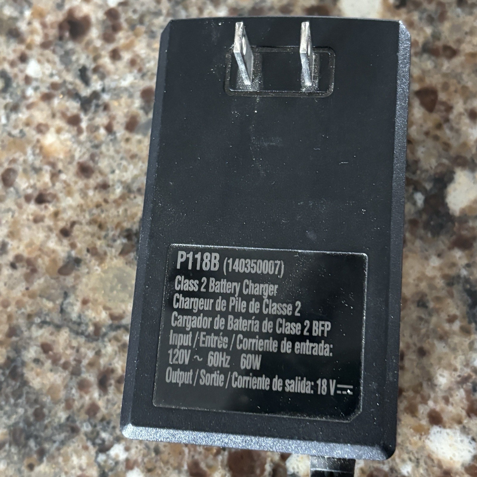 Ryobi 18V Battery Charger P118B 18-Volt ONE+ Lithium-Ion Battery Charger Only