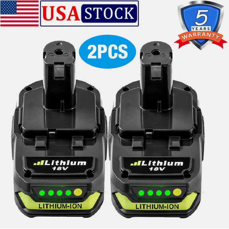 2Pack For RYOBI P108 18V One Plus High Capacity Battery 18 Volt Lithium-Ion New