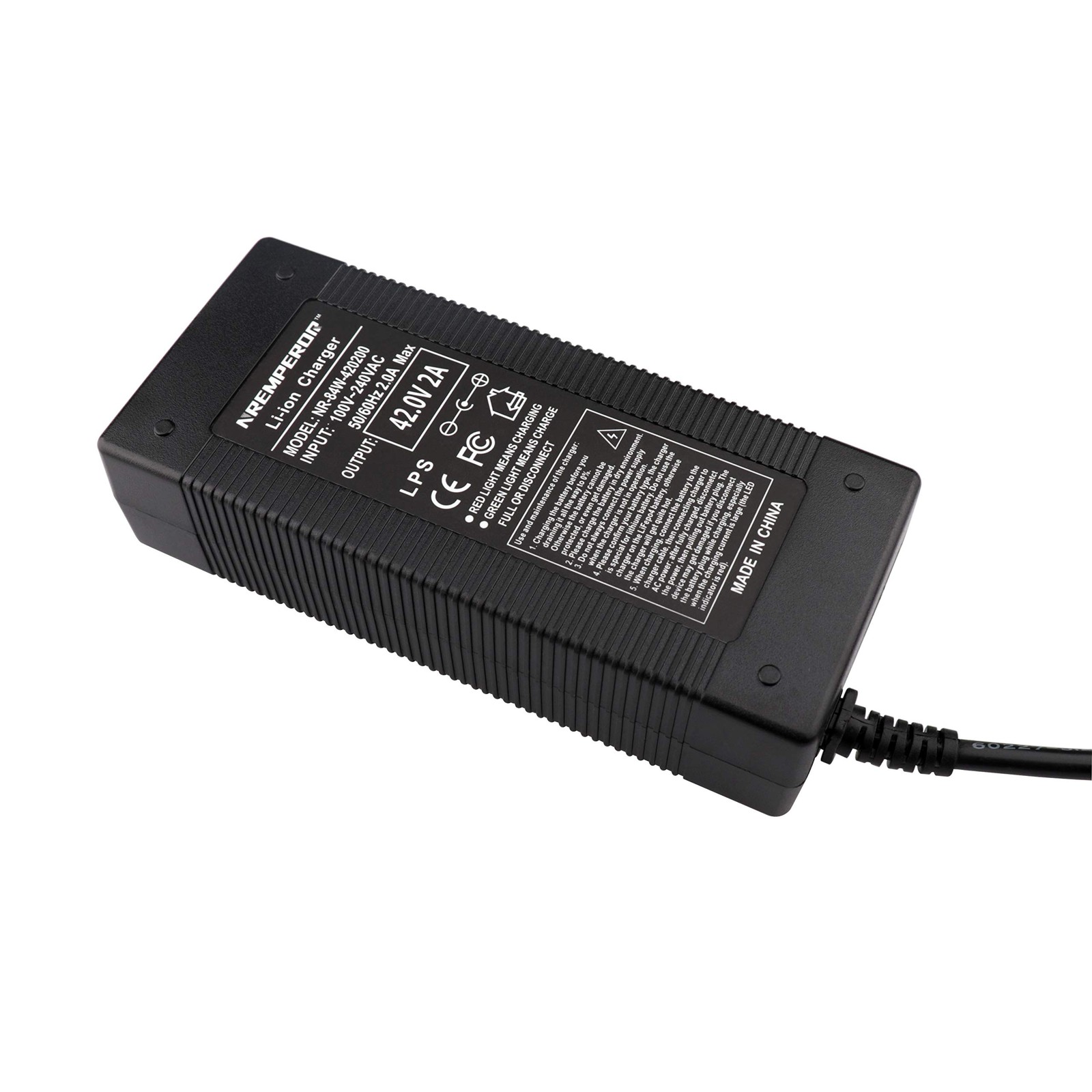 42V 2A Charger 36V Li-ion Battery Fast Replacement for Green,Red