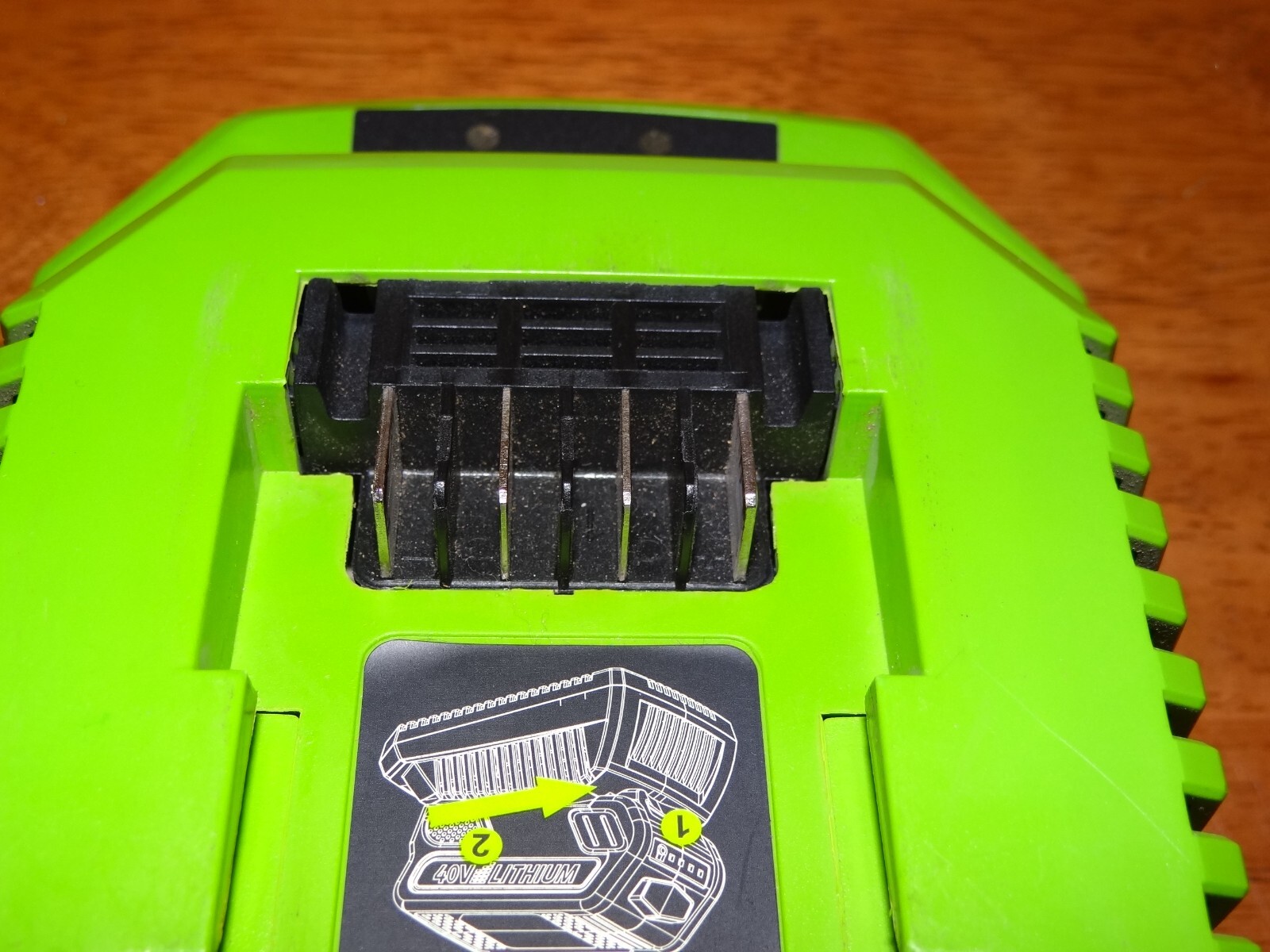 Genuine GreenWorks 29482 40V Lithium-Ion Battery Charger