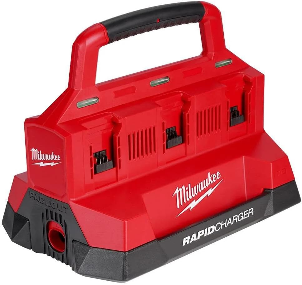 Milwaukee Electric – M18. PACKOUT. SIX Bay Rapid Charger