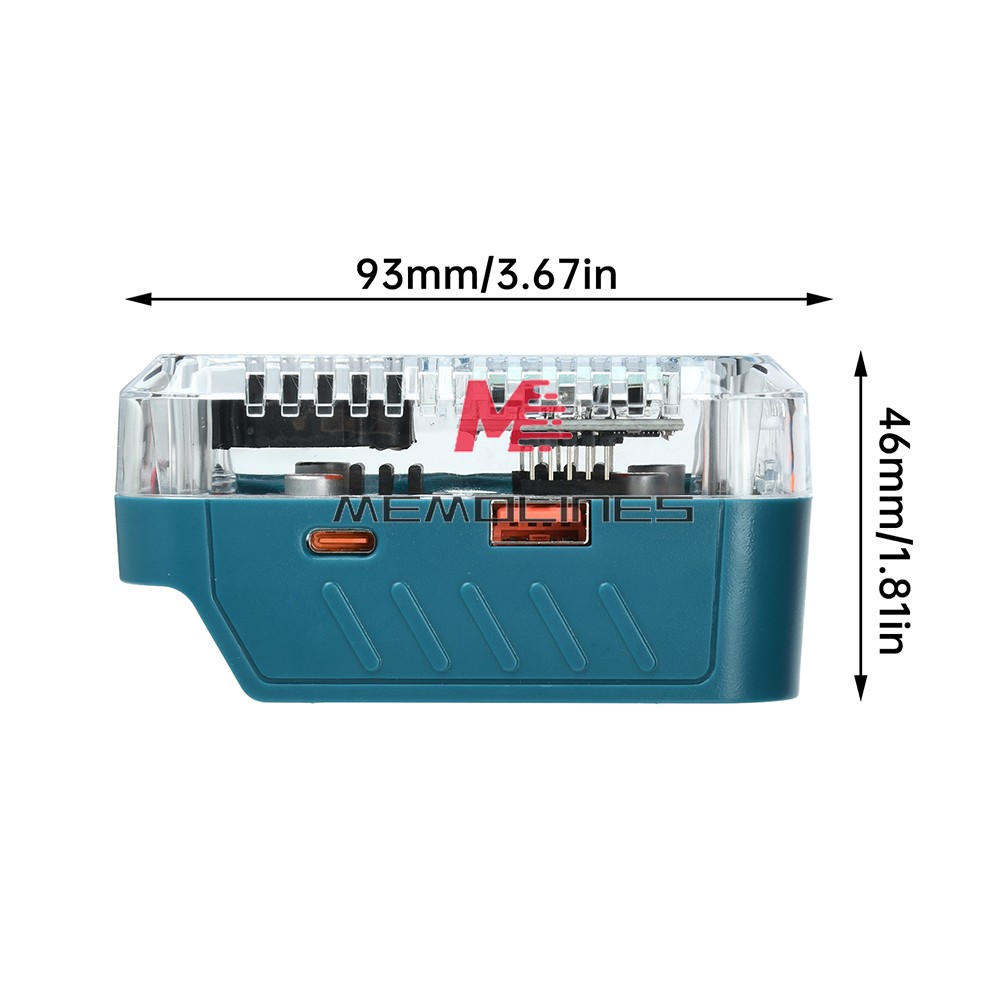 PD3.1 140W Li-ion Battery Charger Digital Display Adapter for Makita Battery 18V