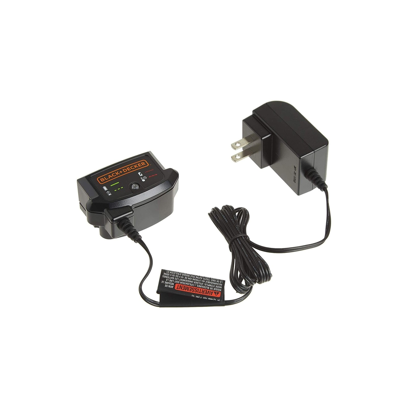 BLACK+DECKER 20V MAX Lithium Battery Charger, Compatible with 12V and 20V Bat…