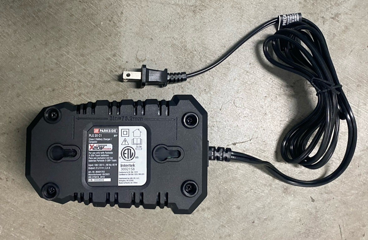 PARKSIDE 20V Battery Charger PLG 20 C1 – Standard 2.4A X20V Team Charging Base