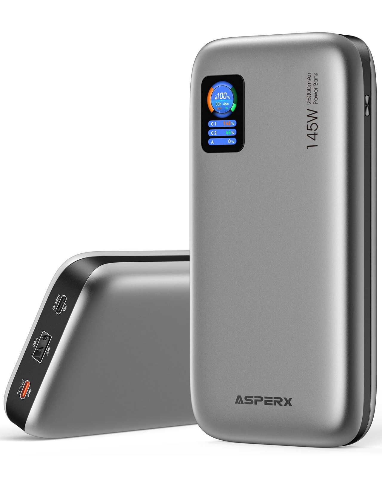 Asperx 140W Power Bank 25000Mah Laptop Portable Charger Pd 3.1 145W Total
