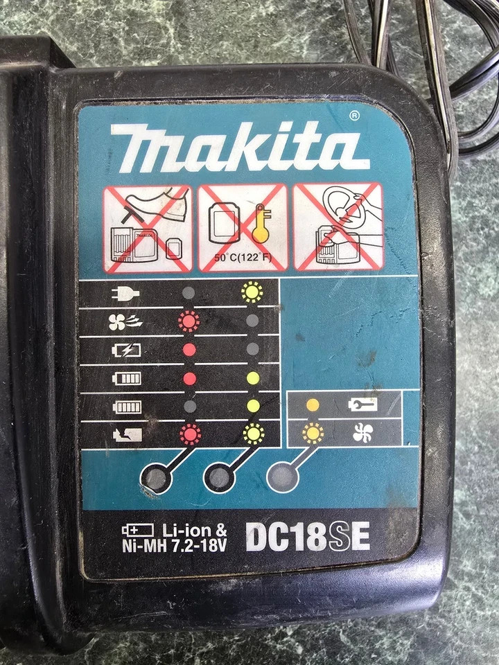 Makita DC18SE Automotive Battery Charger 12V 14.4V 18V LXT Li-Ion Ni-MH OEM