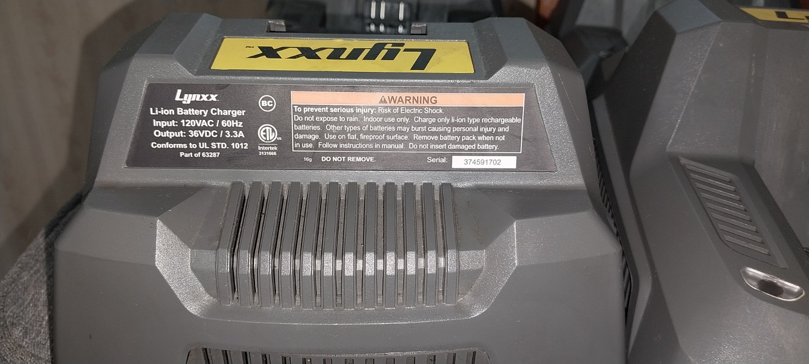 40V lithium-ion battery charger Set Of 4