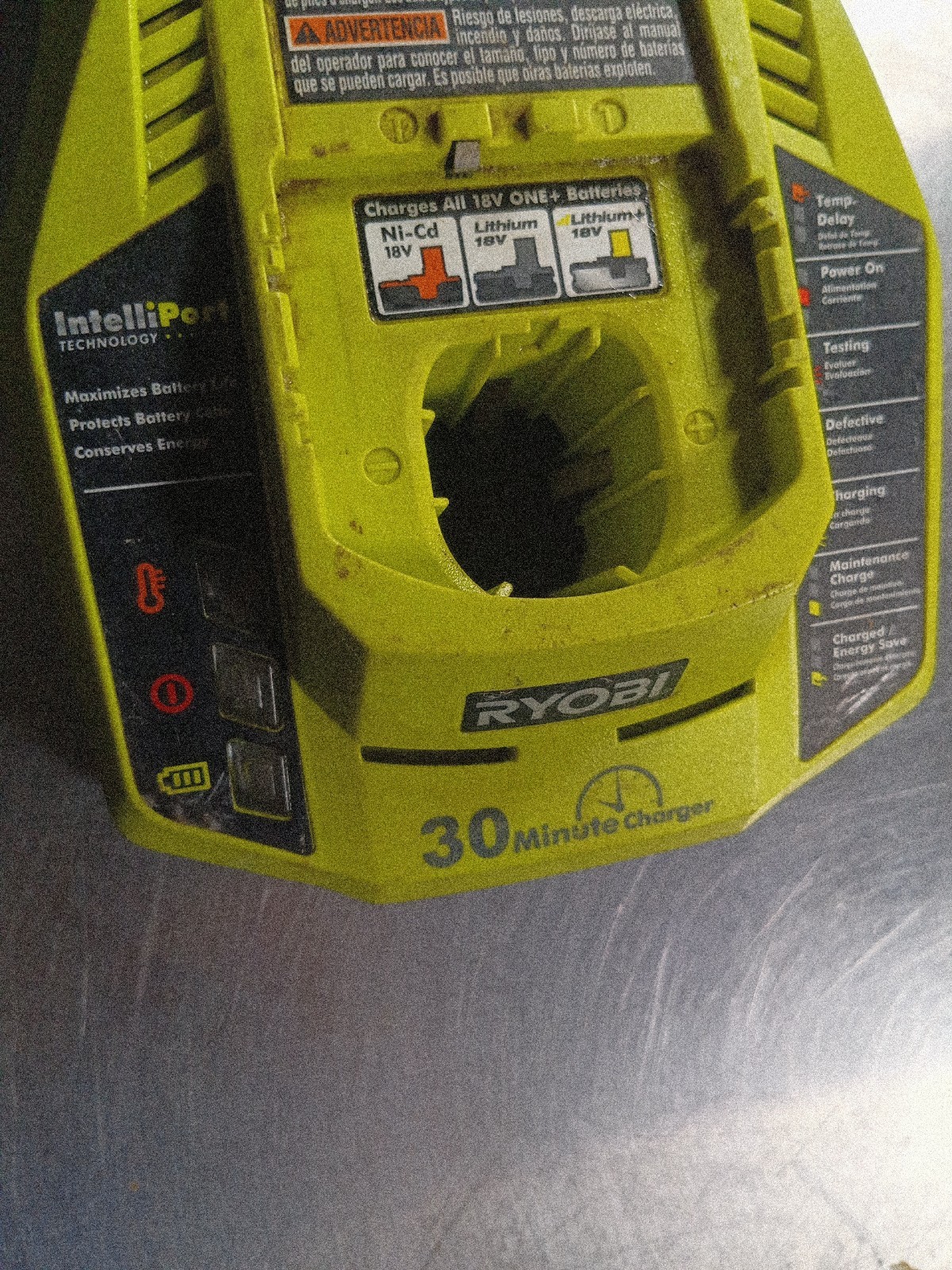 Ryobi P117 18V ONE+ Fast 30 Min. & P118 Chargers & 2 P102 18v Lithium Batteries
