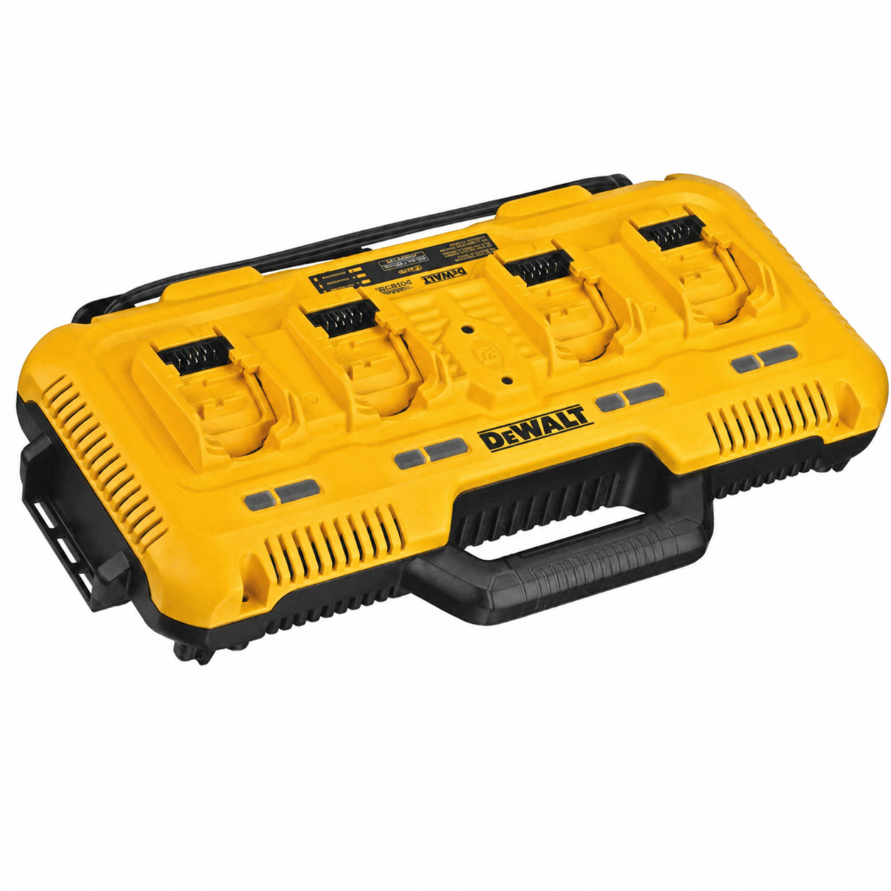 DEWALT DCB104 Multi-Port Fast Charger 12V/20V, Charges 4 Batteries New