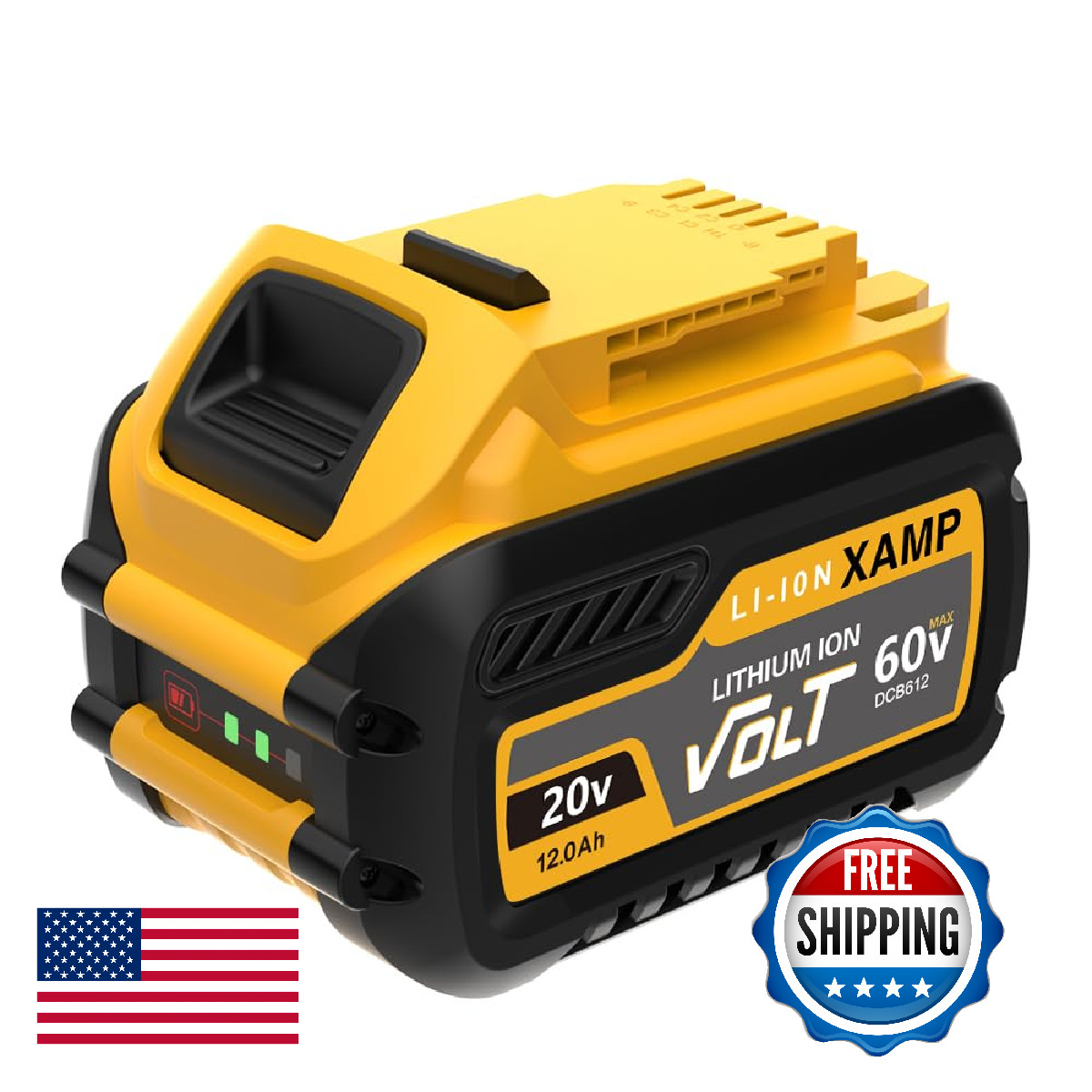 XAMP 12000mAh 60V Lithium-ion Battery Replacement for DCB606 DCB612 DCB609 Compa