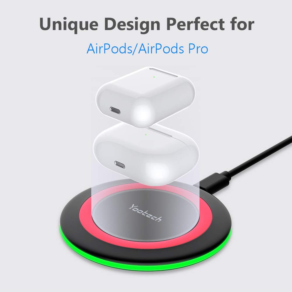 Yootech Wireless Charger10W Max Wireless Charging Pad Compatible Iphone 17/17