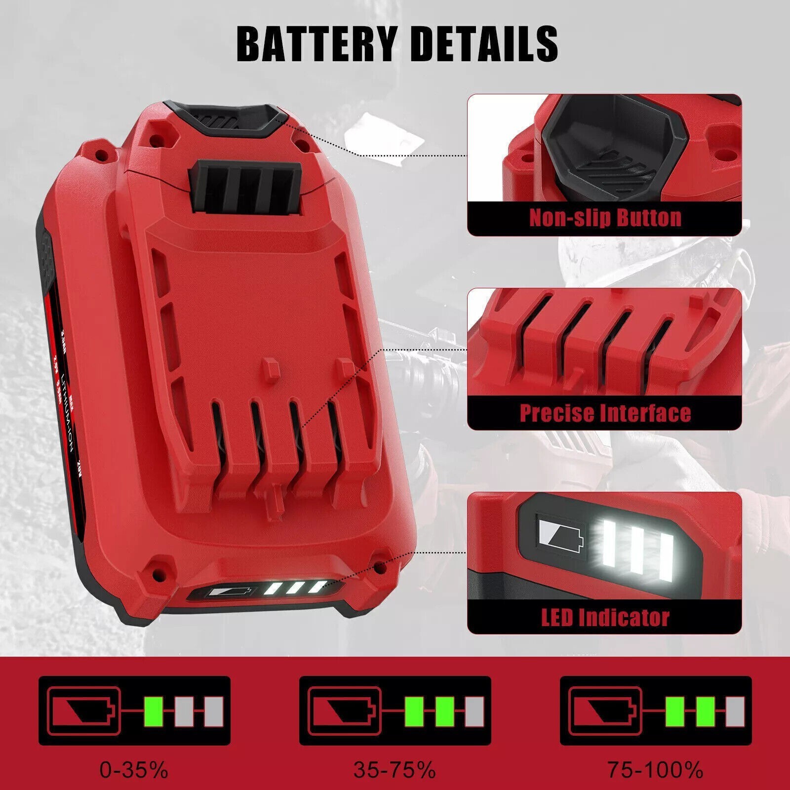 V20 20 Volt MAX Lithium Battery / Charger CMCB204 CMCB202 CMCB203 For Craftsman