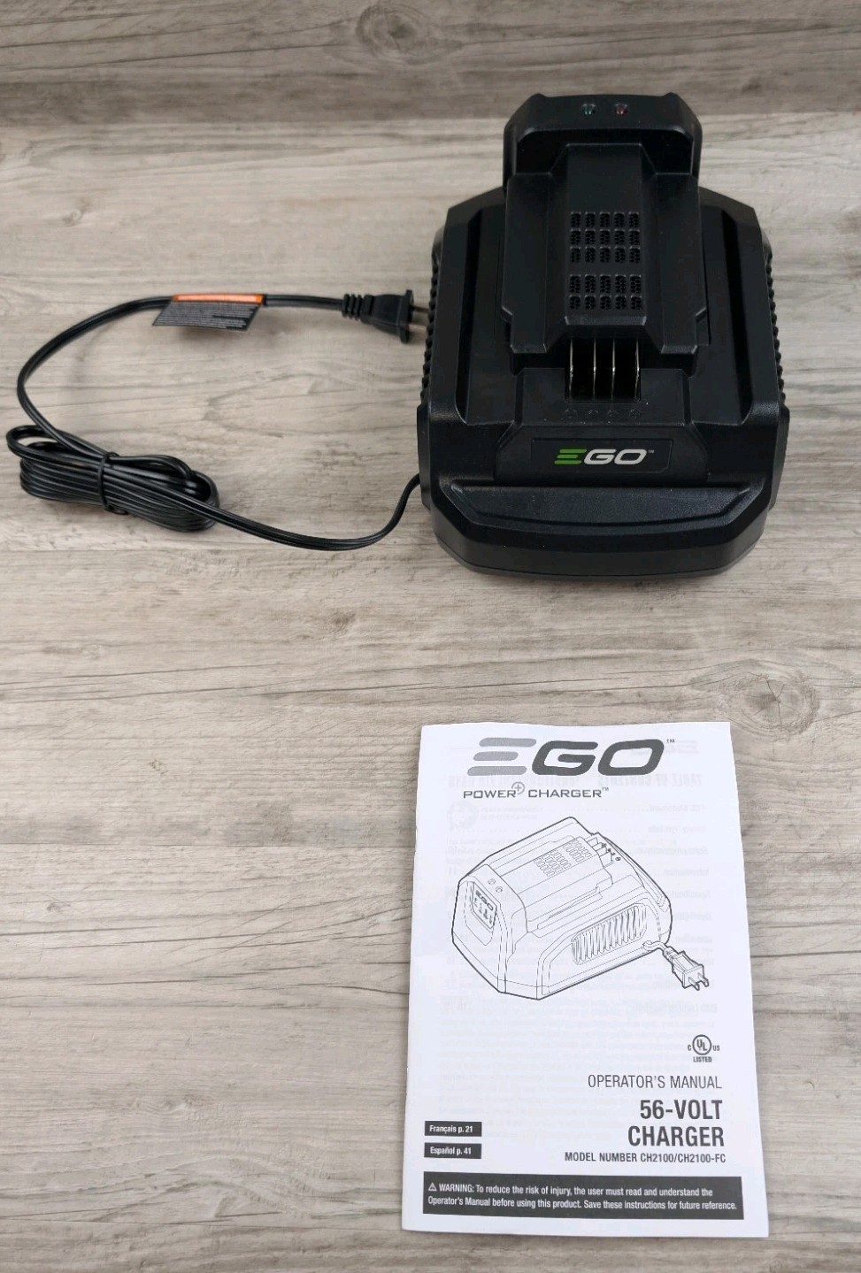 Genuine OEM EGO Power + CH2100 210W Standard Charger New