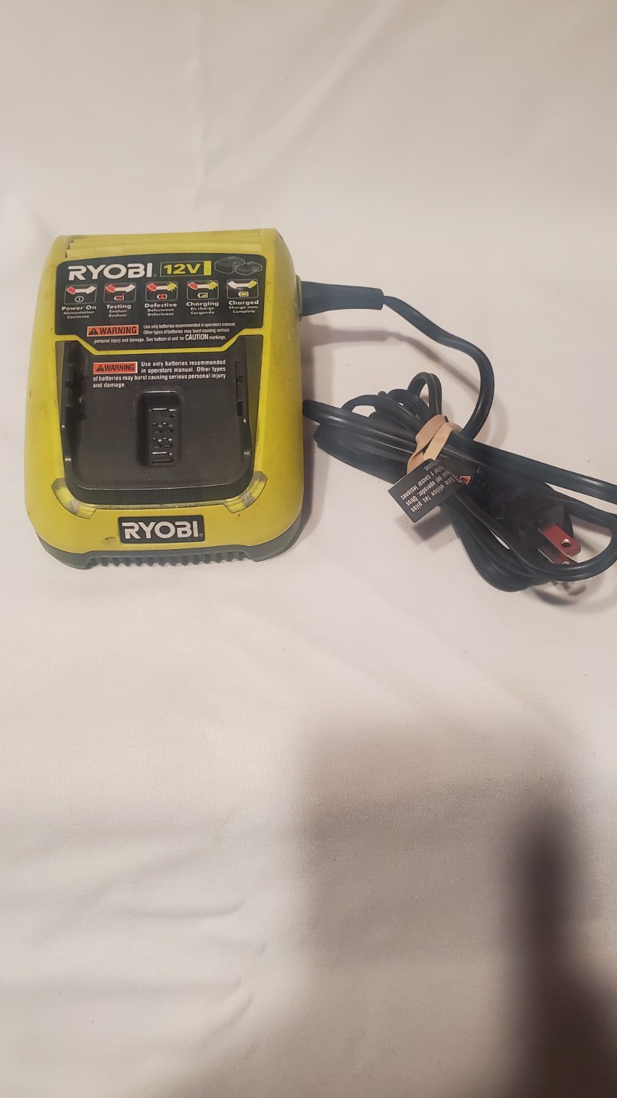 Ryobi C120D 12V Lithium Ion Battery Charger Genuine Original