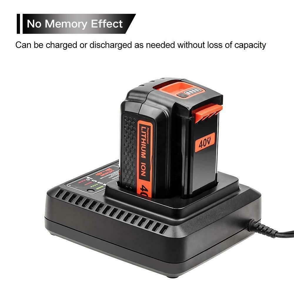 2X 40V MAX Lithium-ion Battery for Black and Decker 40 Volt 4.0Ah LBXR36 LSW36