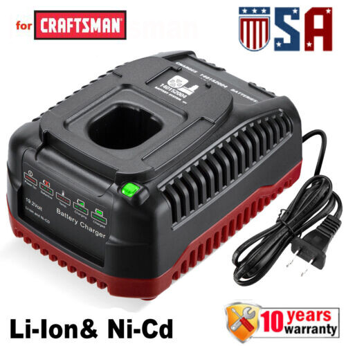 9.6-19.2Volt C3 Battery Charger for Craftsman Lithium NiCD NiMH DieHard 13239003