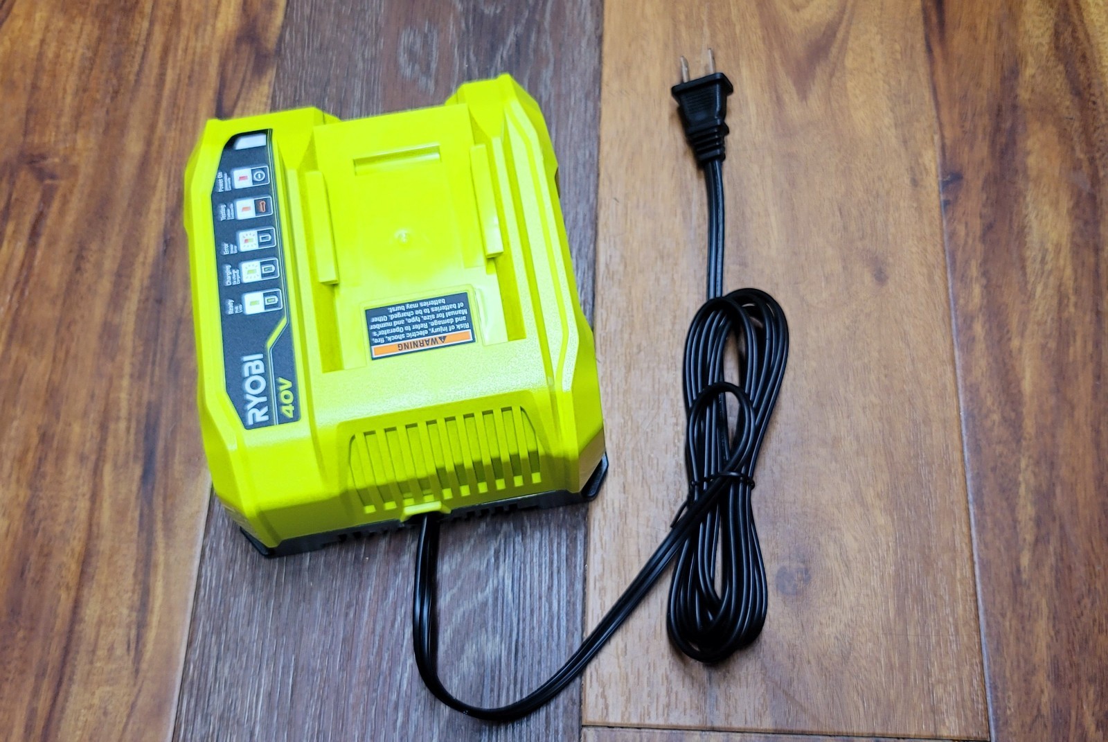 NEW Ryobi OP406VNM 40V Lithium Ion Rapid Charger Genuine OEM Model