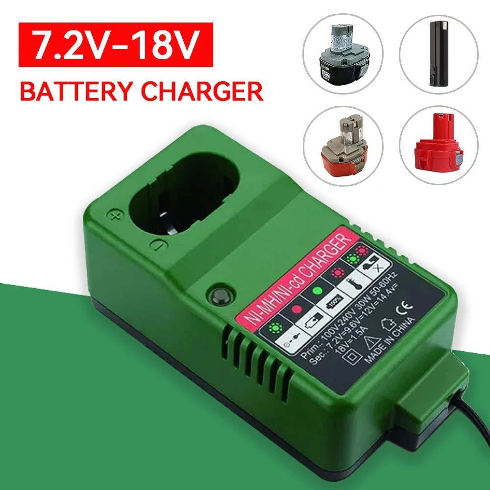 NI-CD NI-MH Battery Charger For Makita 7.2V 9.6V 12V 14.4V 18V Battery AA