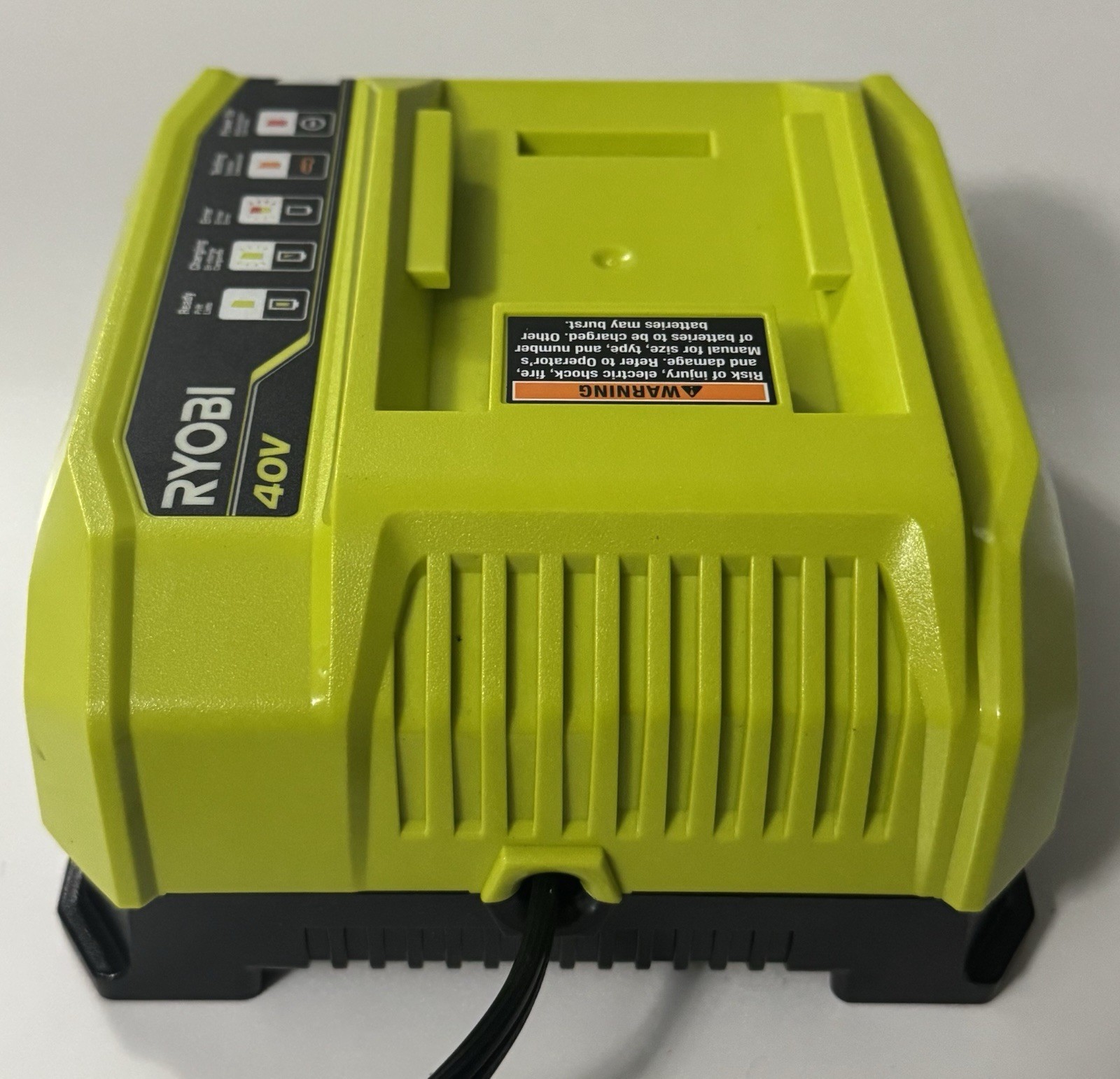 Genuine RYOBI OP406VNM 40V 40Volt Lithium-Ion Rapid Quick Charger/no Box