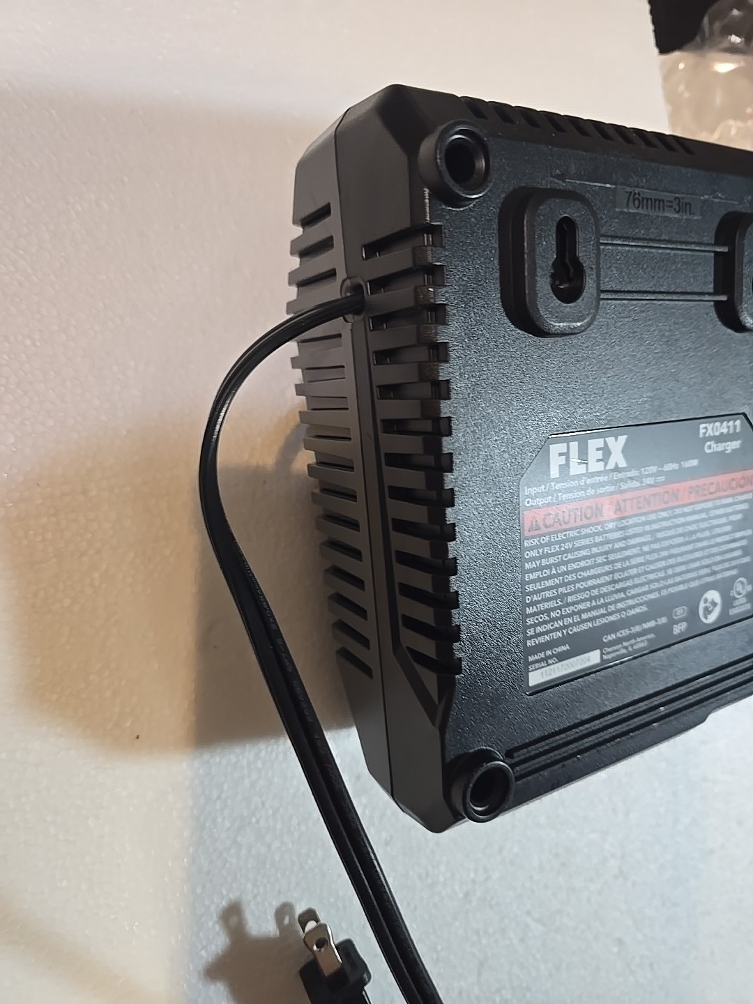 FLEX 24v 160 Watt Fast Charger (FX0411) – New From Kit