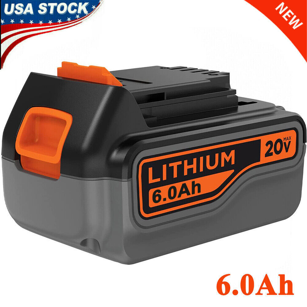 1-4Pack For Black & Decker Lithium 20V MAX Battery Li-Ion LBXR20 LBXR2020 20Volt