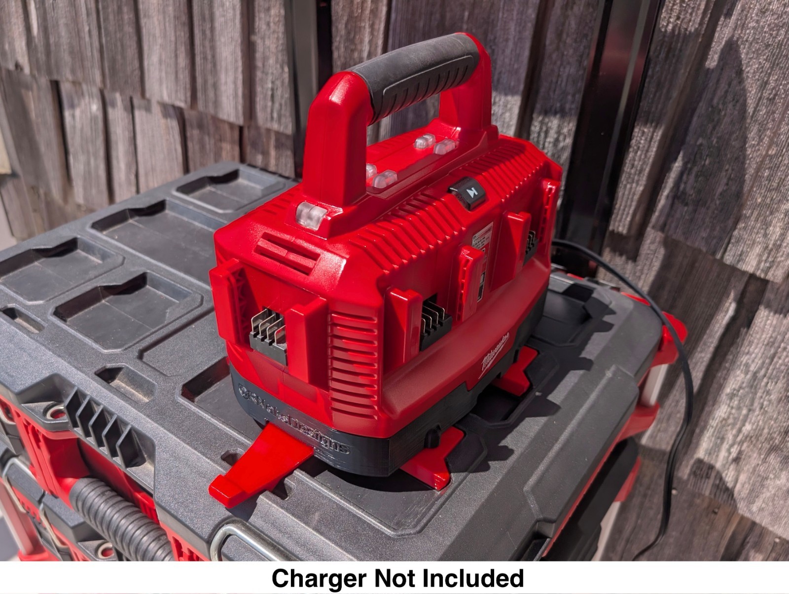 Packout Mount for Milwaukee M18 Six Pack Sequential Charger (Model# 48-59-1806)