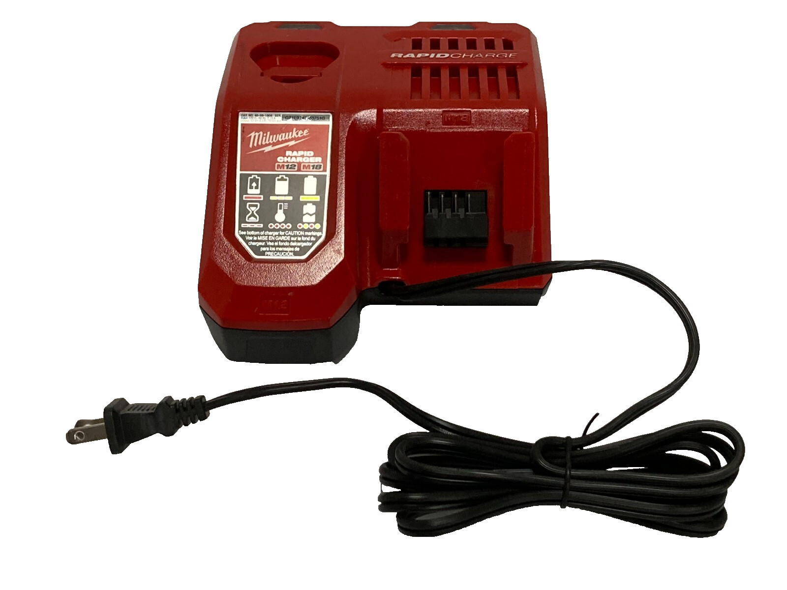 Milwaukee Rapid Charger M12 and M18 Multi-Voltage, 48-59-1808