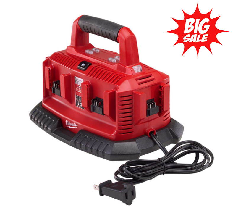 SALE! Milwaukee M18 Six-Pack Sequential Charger, Model 48-59-1806, Free Shipping