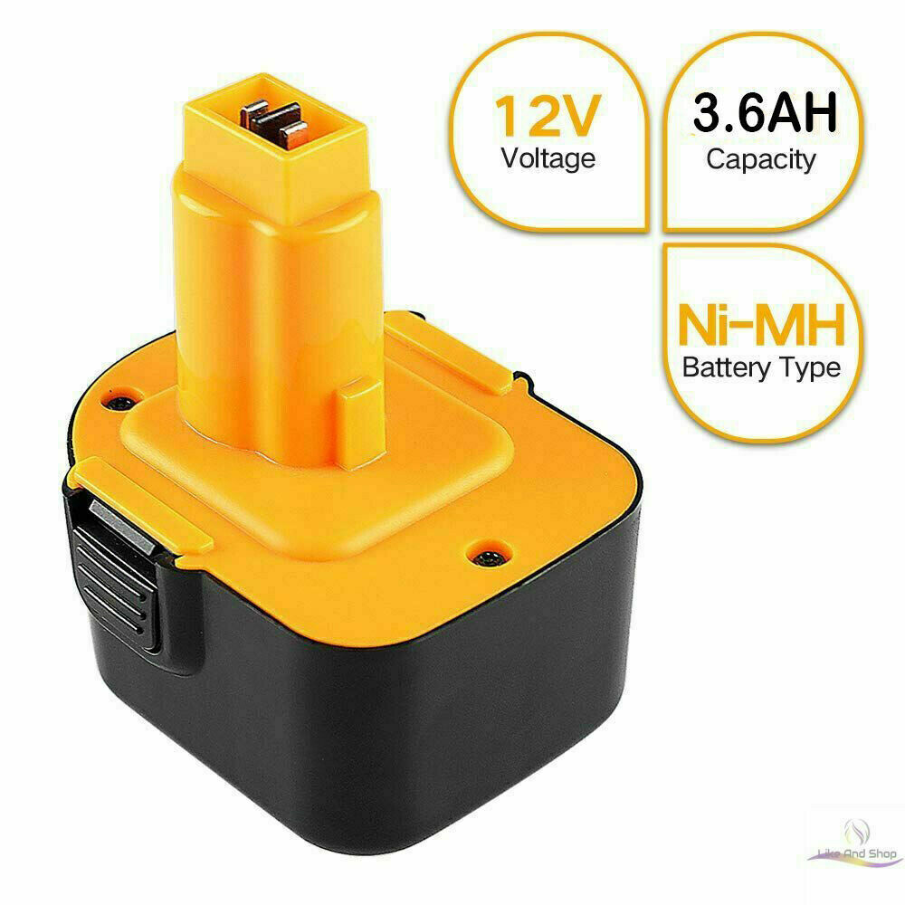 2PACK 12Volt For Dewalt DC9071 12V Battery /Charger DW9072 DC9740 Replacement