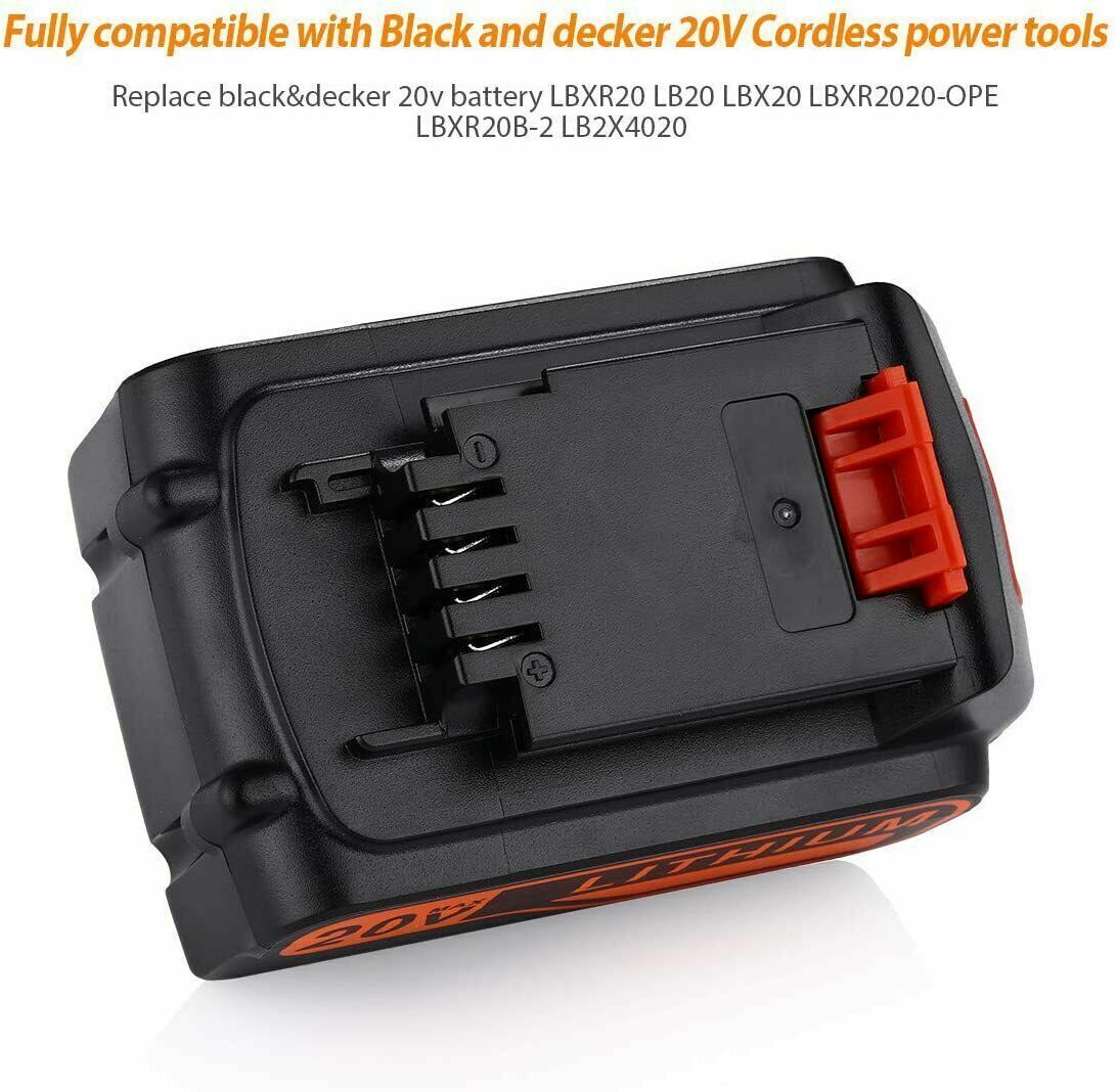 NEW LB2X4020 Battery For BLACK+DECKER LBXR20 20V Lithium LB2X4020-OPE 4.0Ah