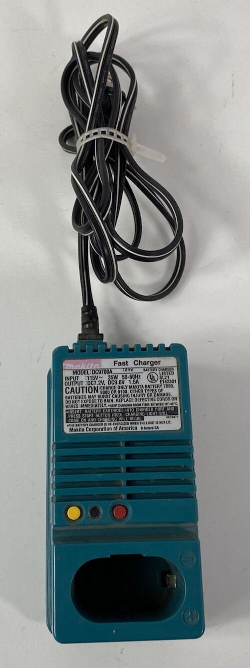 Genuine OEM Makita DC9700A 7.2V – 9.6V Battery Fast Charger Cordless Tool WORKS