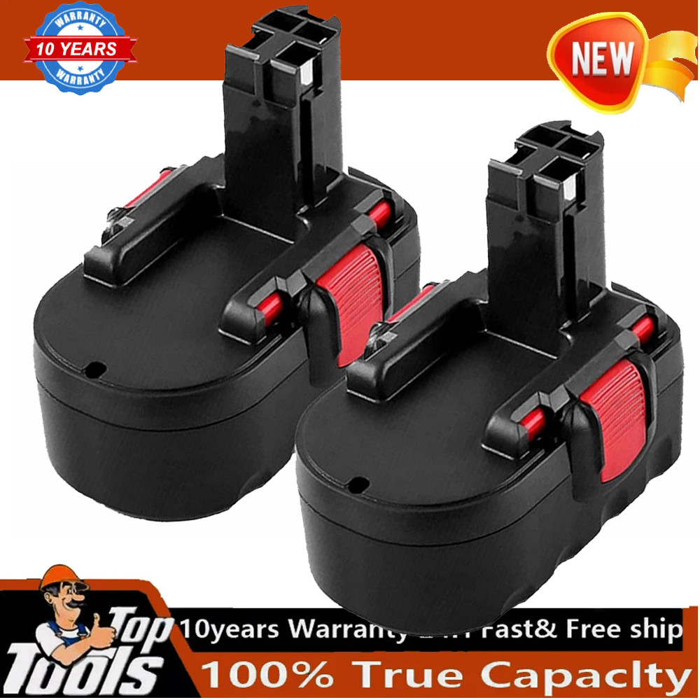4.8Ah 2 Pack 18 Volt Battery for Bosch BAT025 BAT180 BAT181 BAT189 BAT026 BAT160
