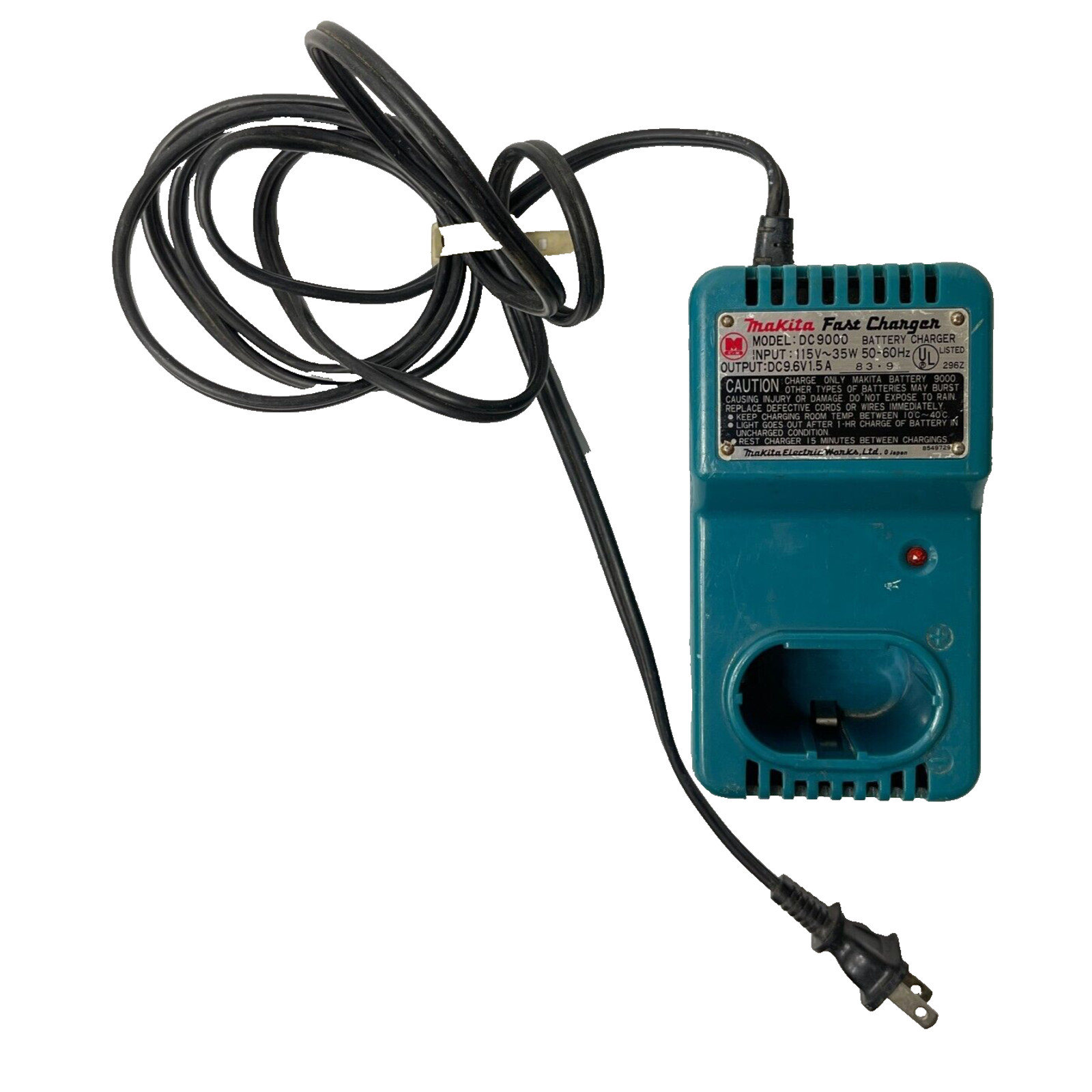 Makita Battery Charger Fast Charger Model DC9700 DC 9.6 Volt – Tested Working