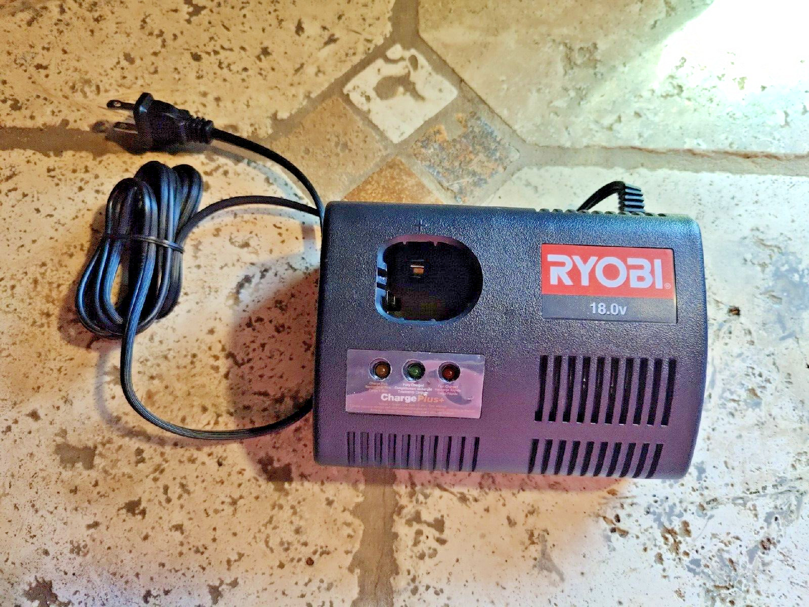 Ryobi ChargePlus+ Model P110 18V Volt Charge Plus Tool Battery Charger