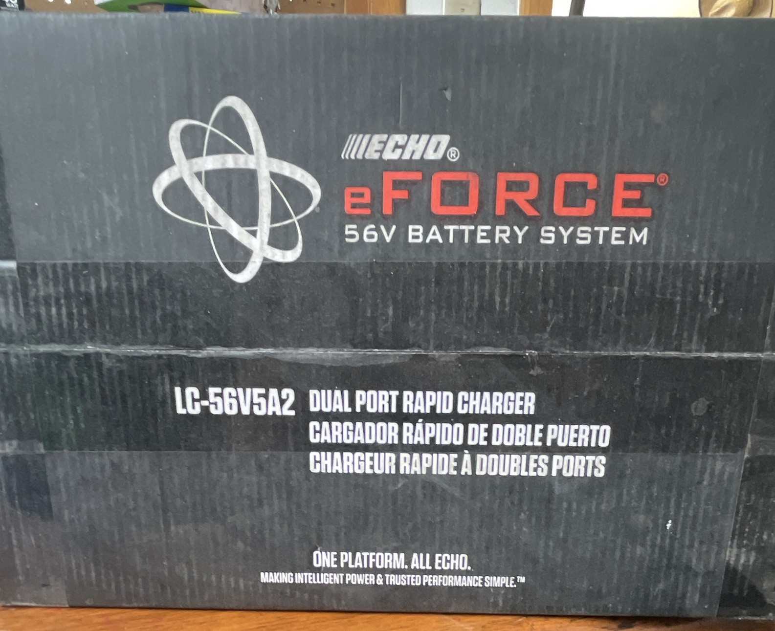 ECHO eFORCE 56V Dual Port Rapid Charger Charges 2 Batteries LC-56V5A2