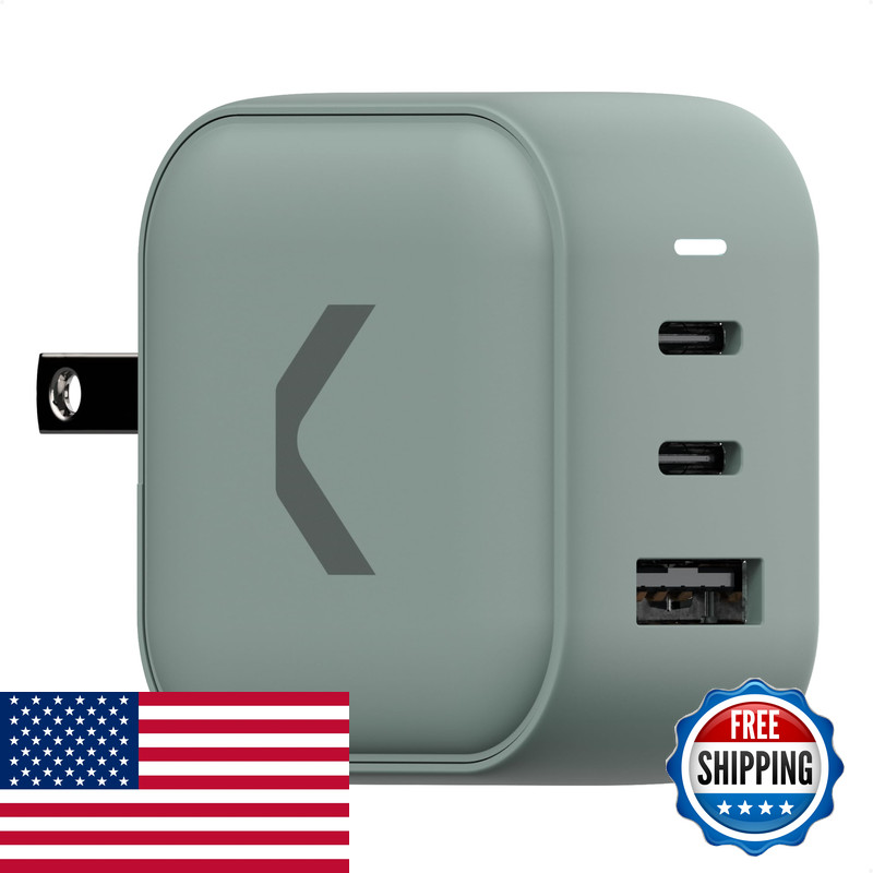 Clemm Core Usb-C Usb-A Charger Block Power Adapter For Macbook Iphone