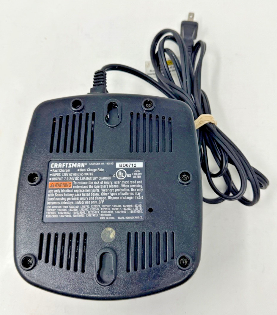 Craftsman BATTERY CHARGER OEM 1 Hour Fast 19.2V 1425301