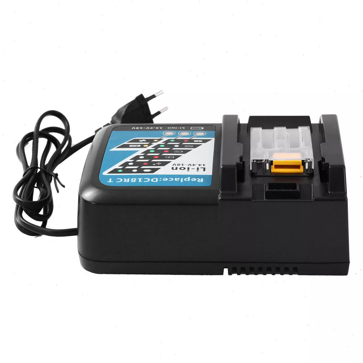 DC18SF 14.4v-18v Multi 4-Ports Fast Charger for Makita and 3.0Ah Battery BL1860B