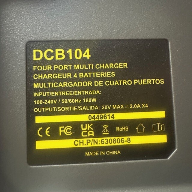 Battery Charger Replacement for Dewalt 20V Battery Charger Station DCB104…..