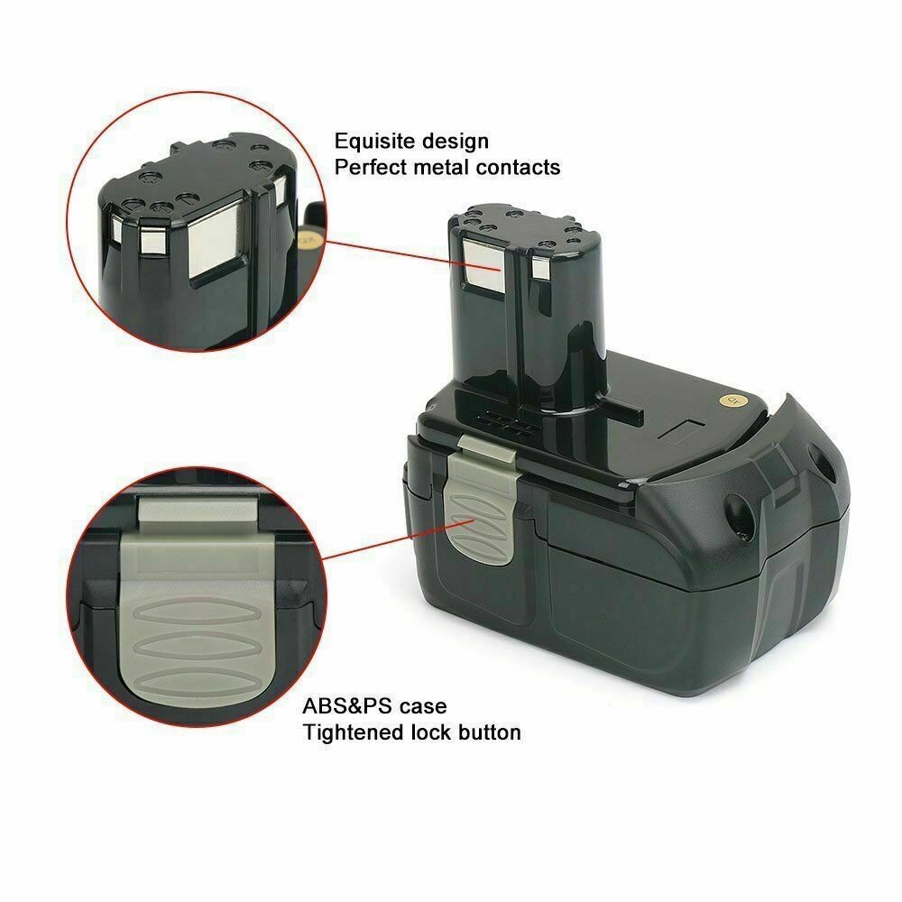 2x 18V 7.0AH Li-ion EBM1830 Battery For Hitachi BCL1815 BCL1830 BCL1840 BCL1850✔
