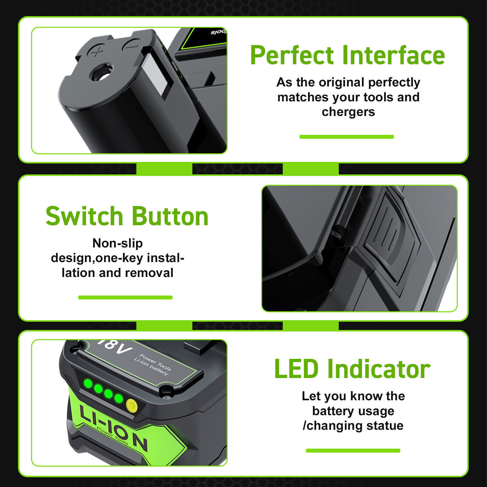 1-4PACK Battery & charger P108 18V 9Ah 8AH High Capacity Lithium-ion For RYOBI