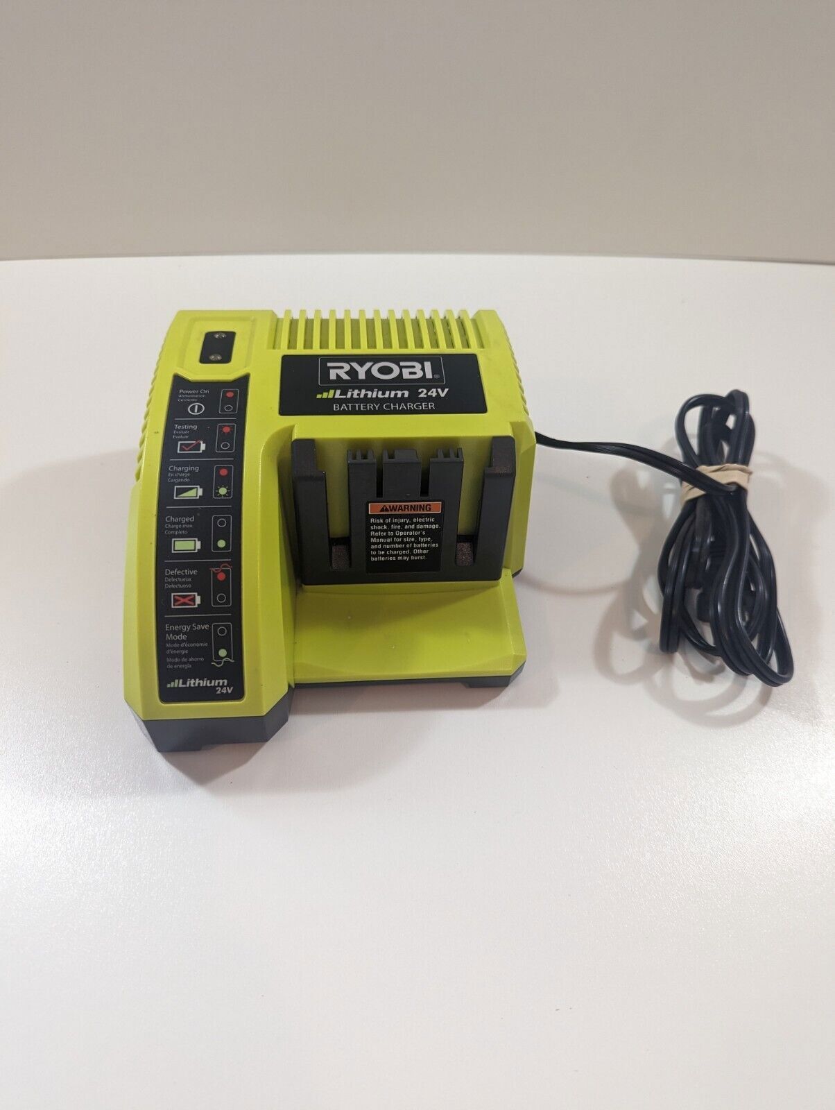 RYOBI Lithium 24V Battery Charger Model OP140 CHARGER ONLY