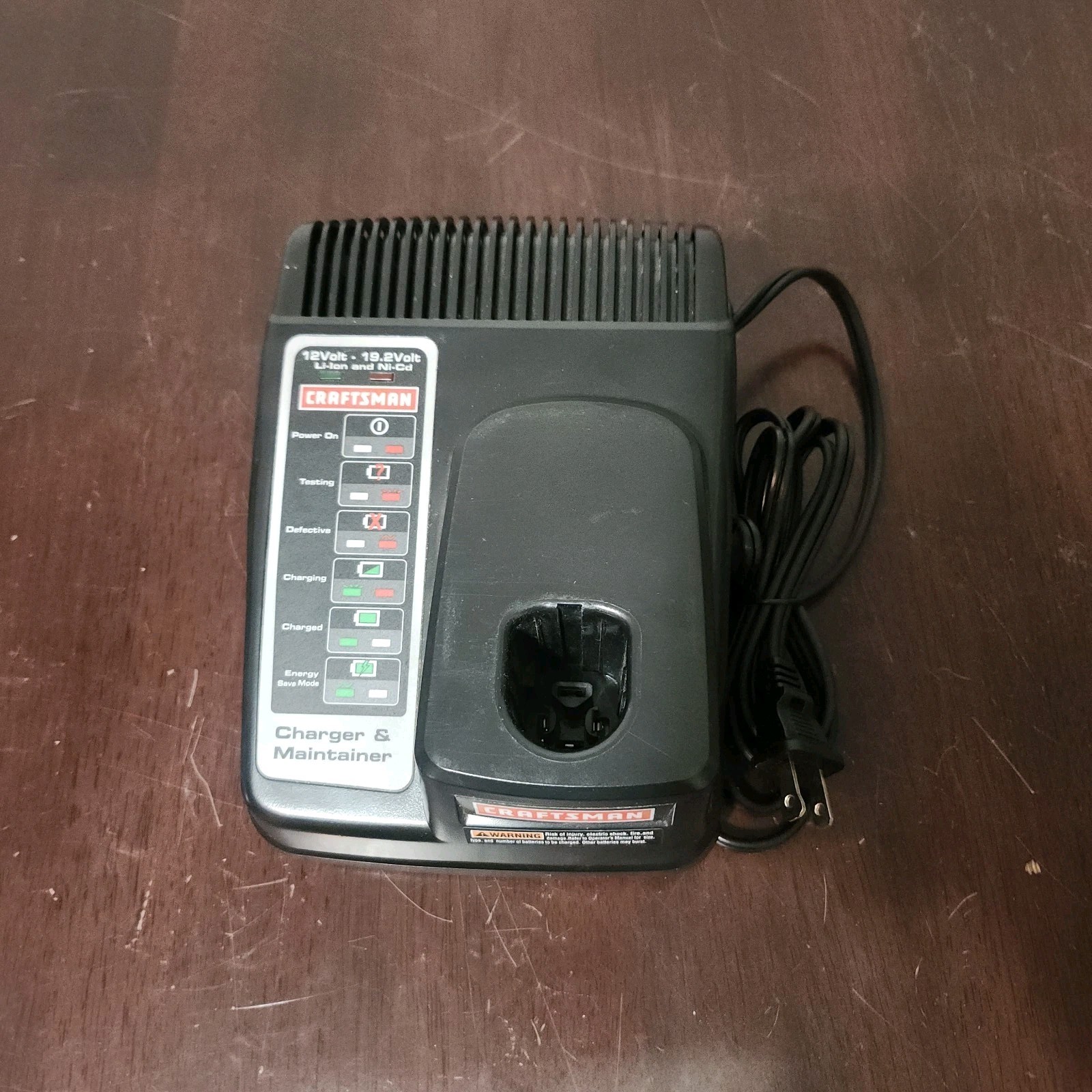 Craftsman Quick Battery Charger 12V-19.2V Li-Ion and Ni-Cd Model 315.CH2030