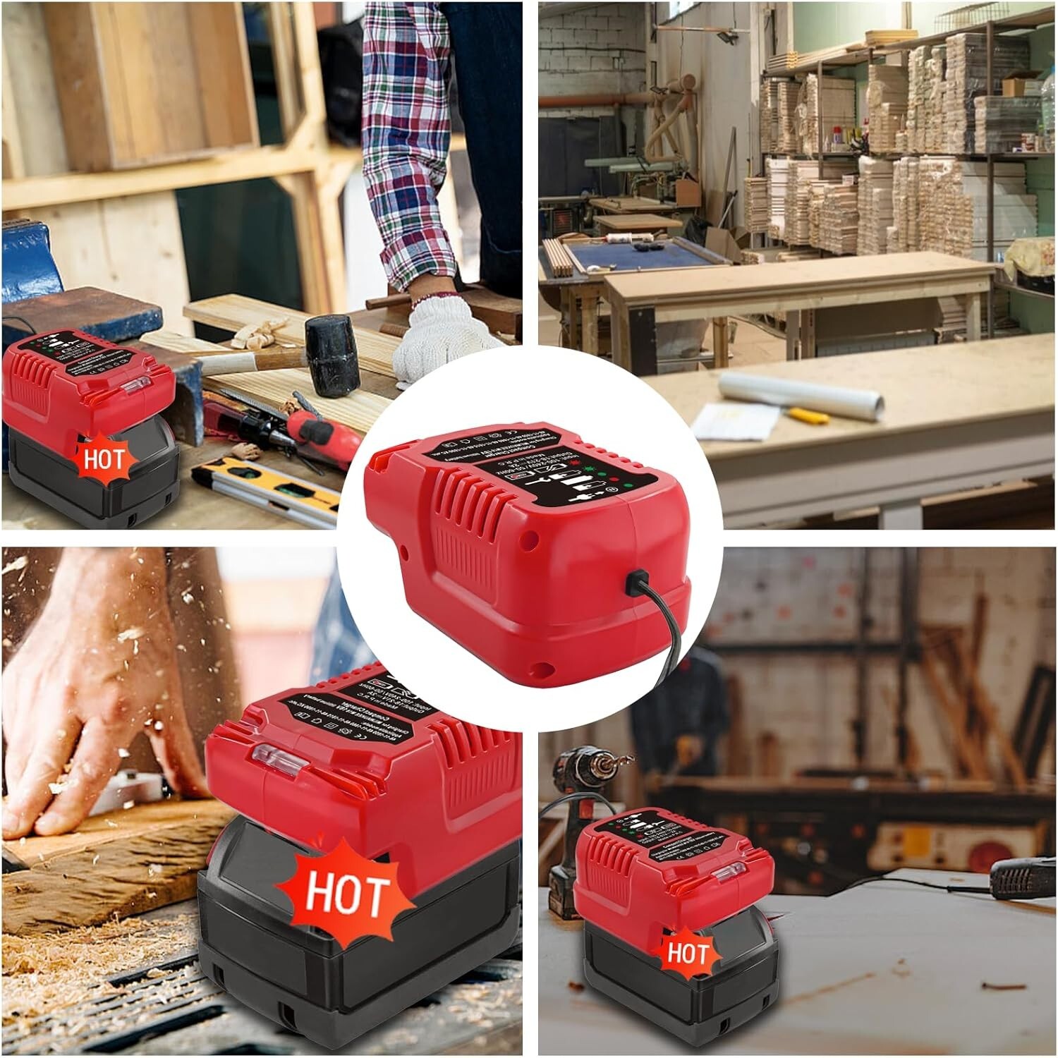 Battery Charger for Milwaukee M18 18V Li-ion 48-11-1862 48-11-1880 Battery US