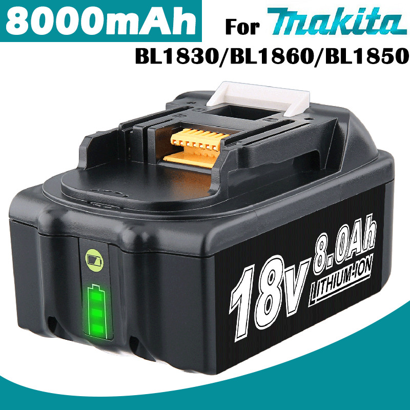 1 Pack 8.0AH For MAKITA 18V LXT LITHIUM ION BL1860 BL1830 BL1850 BL1860B BATTERY